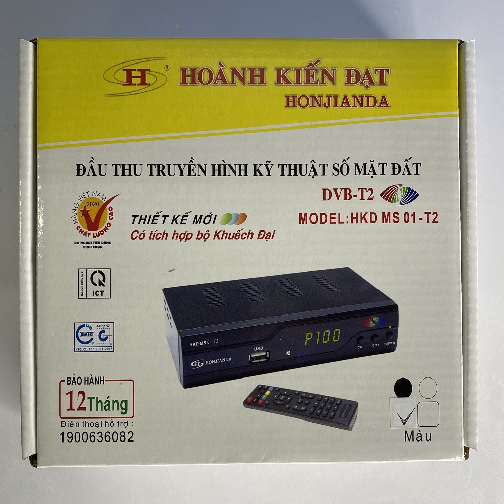 Đầu thu truyền hình kỹ thuật số DVB T2 HKD MS01 HÀNG CHÍNH HÃNG