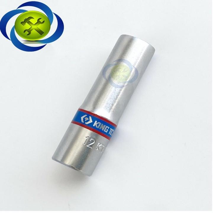 Tuýp 12mm loại 3/8 dài 63mm có 6 cạnh màu trắng Kingtony 323512M