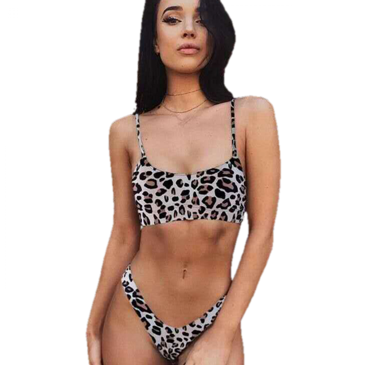 Women Sexy Wear Bikini Female Swimwear Beach Bikini Leopard Beachwear Set BathingSuit Snakeskin Push Up Swimsuit