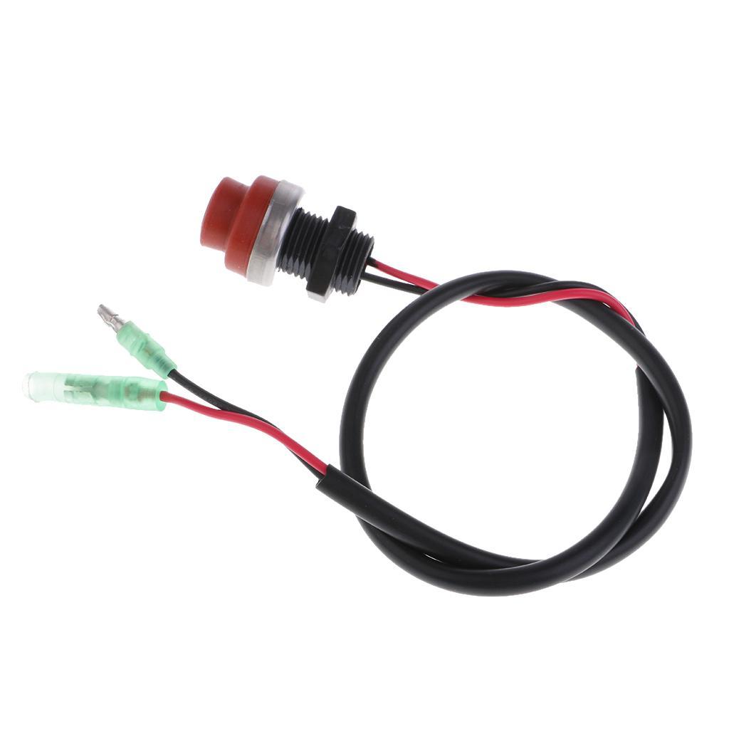 2-piece Universal Push Button Start Switch for The on-off Assembly of The Outboard Motors