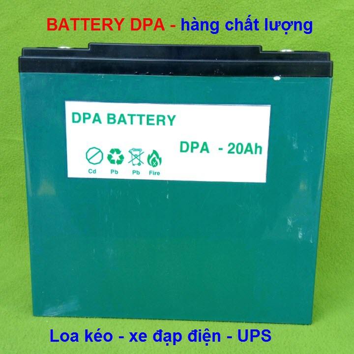 Bình ắc quy khô 12V 20AH cho loa kéo, xe đạp điện, bộ lưu điện UPS - Bình ắc qui khô