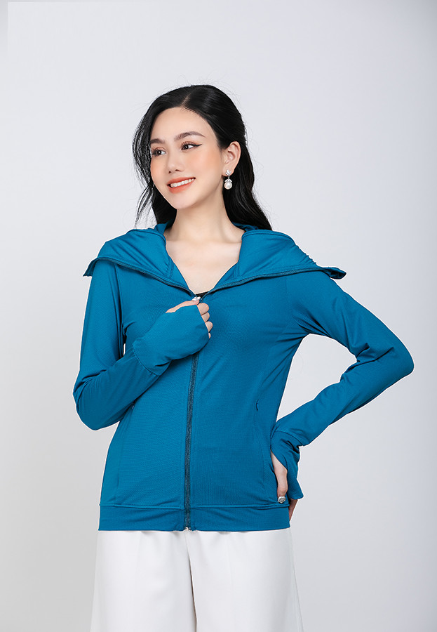 ÁO CHỐNG NẮNG NỮ G 2 LỚP THÔNG HƠI - CHỐNG TIA UV HÀNG XUẤT LOẠI 1
