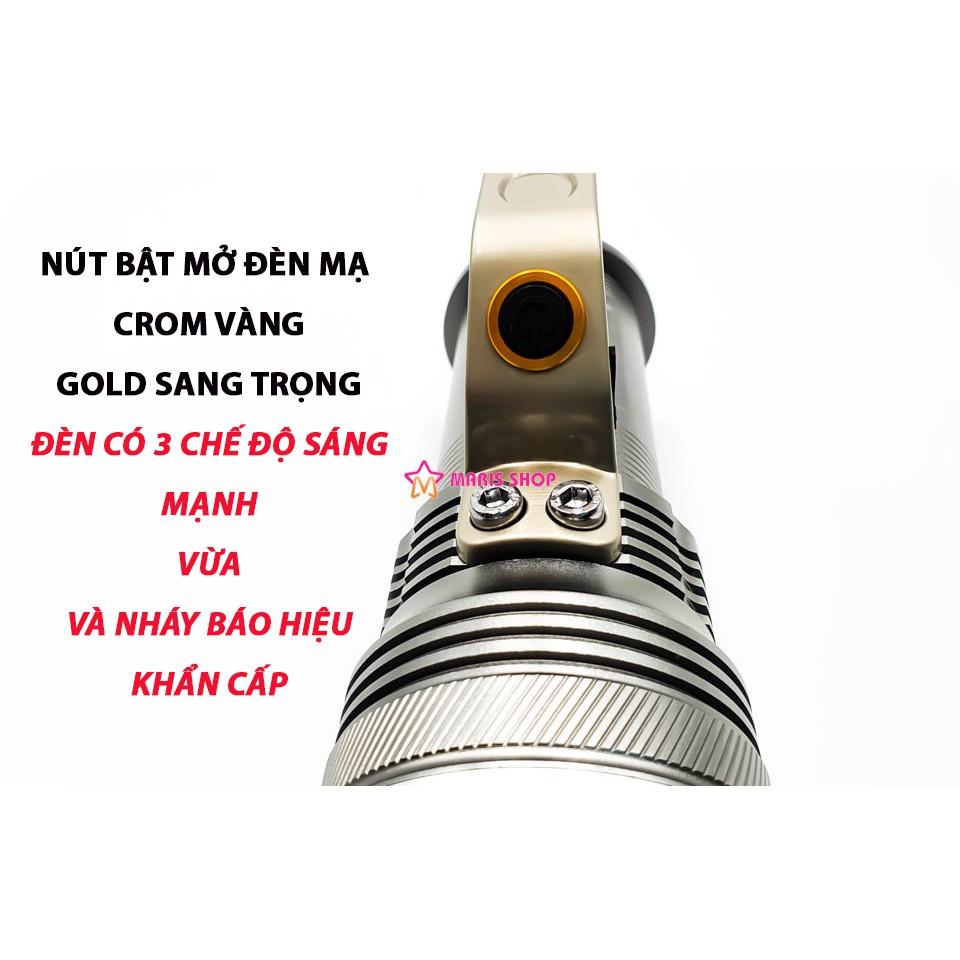 Đèn PIN Siêu Sáng Vỏ Nhôm Chips LED CREE T6, Đèn PIN Sạc Cầm Tay, Cắm Trại, Đi Phượt