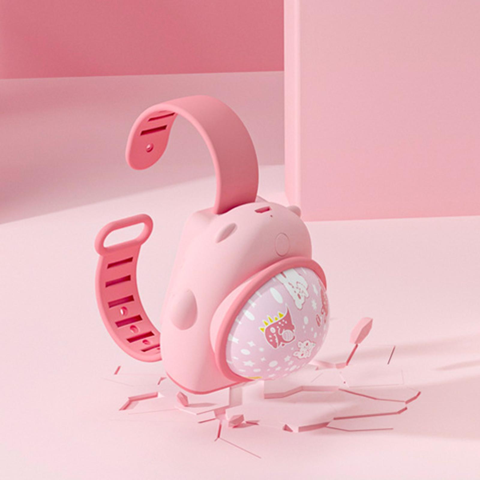 Wrist Watch Fan Folding USB Rechargeable Personal Hand Fan for Office Activities