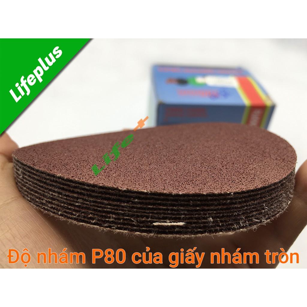 Hộp 100 giấy nhám tròn 100mm