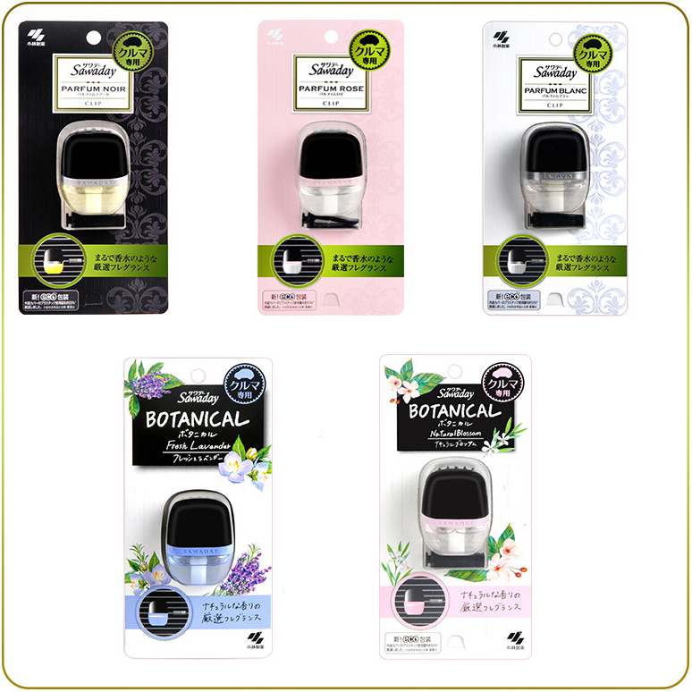 Nước hoa ô tô cao cấp Sawaday Parfum Blanc Nhật Bản 6ml