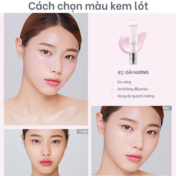 Kem lót Klavuu White Pearlsation Ideal Actress Backstage Cream 30g