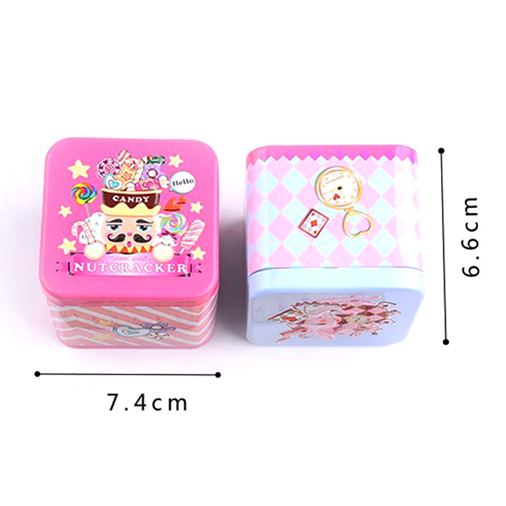 Hộp 40 dây cột tóc hoạt hình cho bé gái