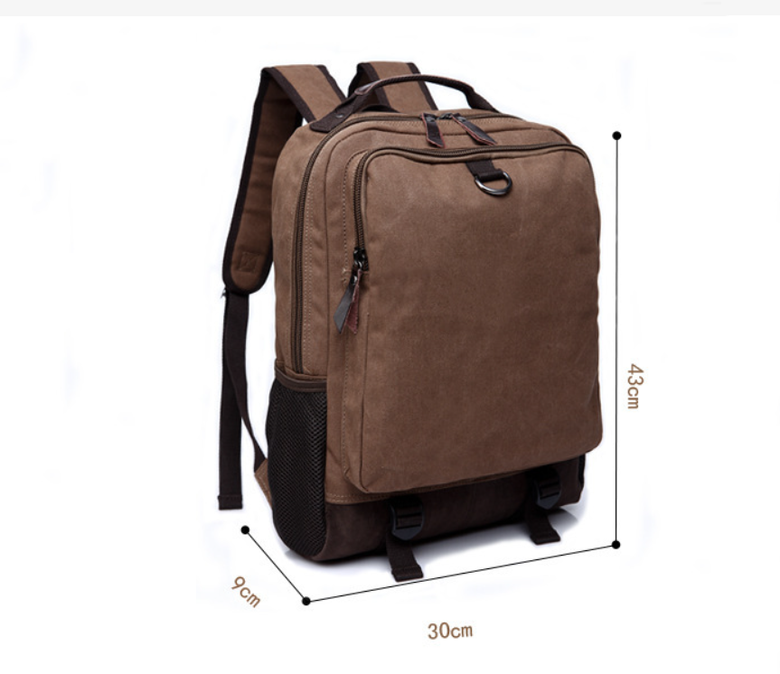 Balo nam vải canvas cao cấp phong cách mới 15,6"