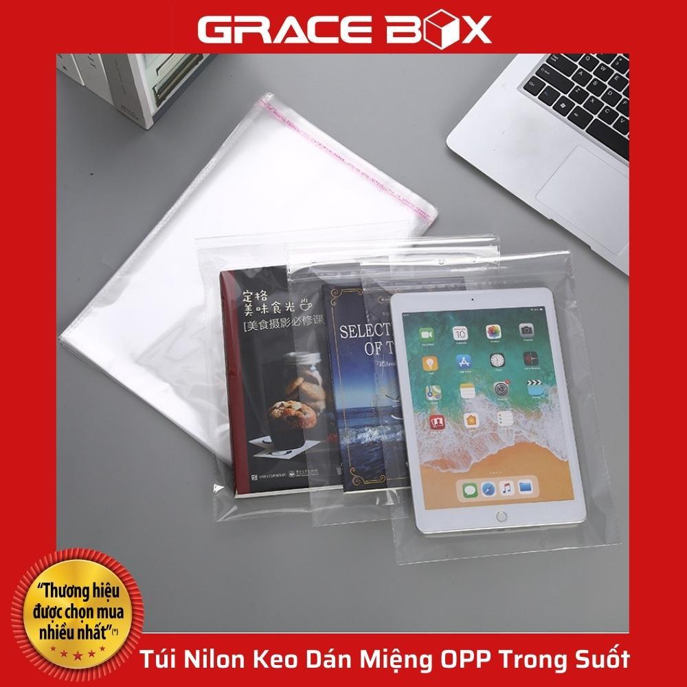 {Giá Sỉ} Túi Nilon Keo Dán Miệng OPP Trong Suốt (Bao Kiếng) Đóng Gói, Đựng Phụ Kiện, Quần Áo -  Siêu Thị Bao Bì Grace Bo