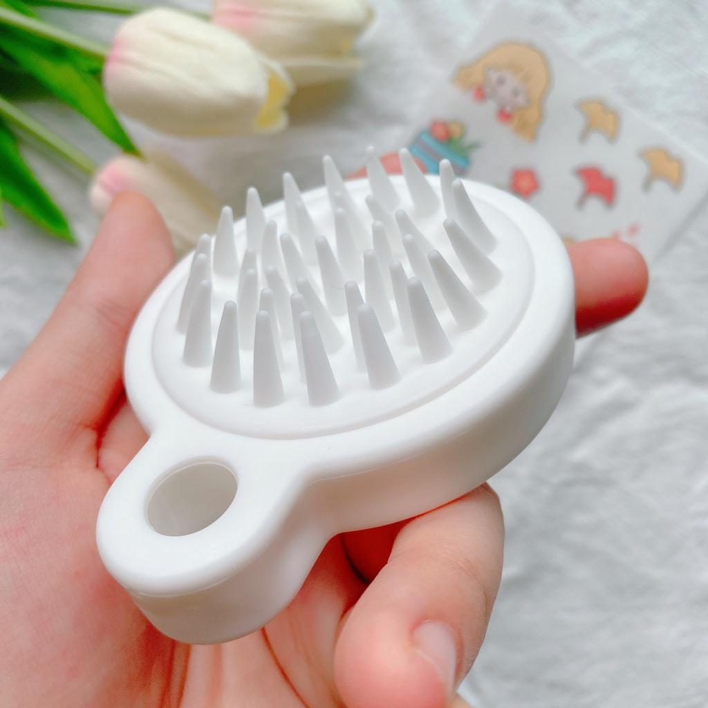 Lược gội đầu Silicone - mát xa da đầu - giảm rụng tóc - kích thích mọc tóc