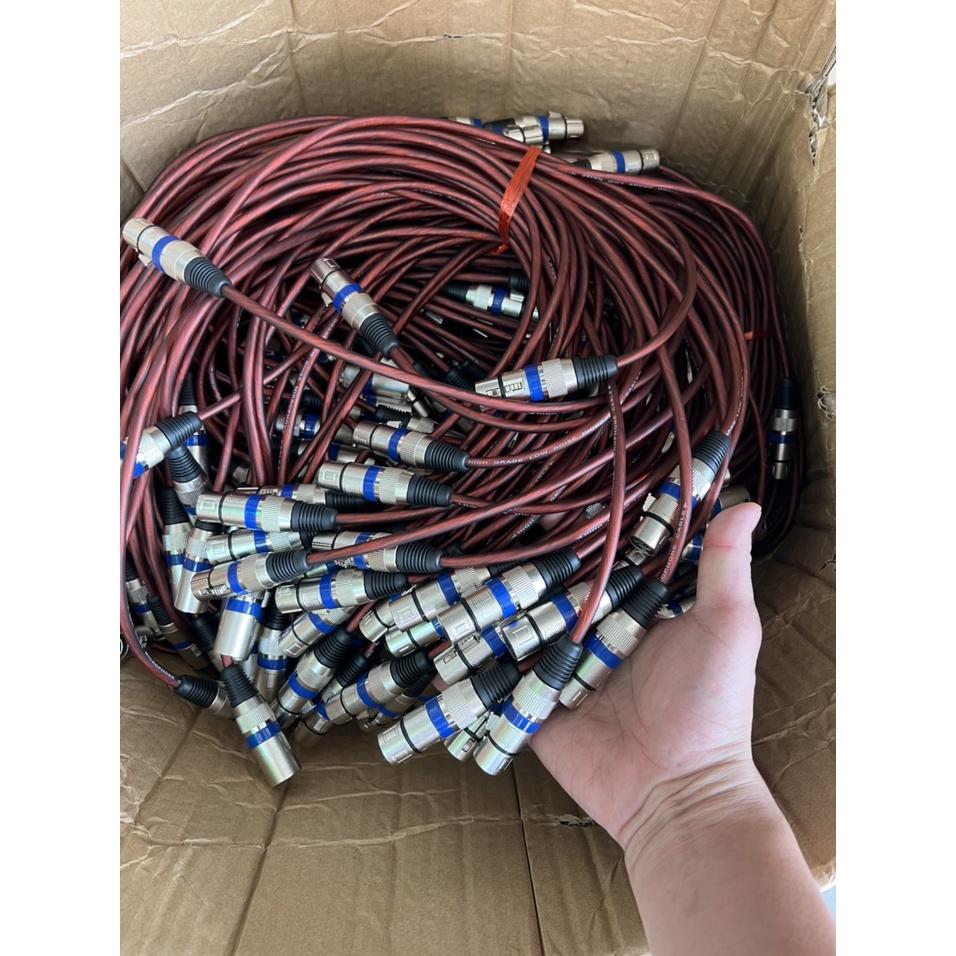 Dây Canon 2 Đầu Chống nhiễu chất lượng cao.Kích thước dây 0.8 mét, dây mềm siêu bền, lõi Đồng nguyê