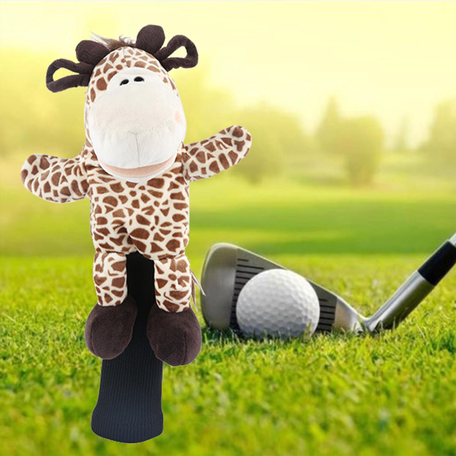 Plush Golf Wood Driver Headcover Golf Club Head Cover Equipment Adults Gift