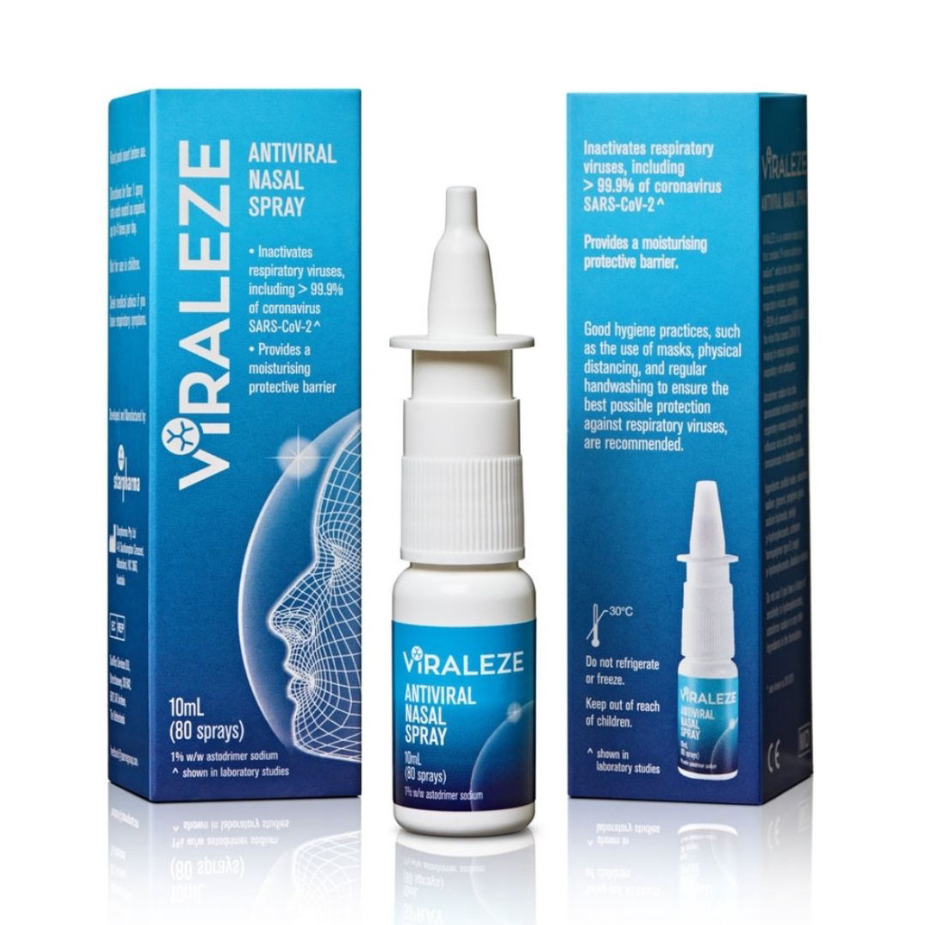 Bình xịt mũi Viraleze Starpharma Úc an toàn hiệu quả 10ml