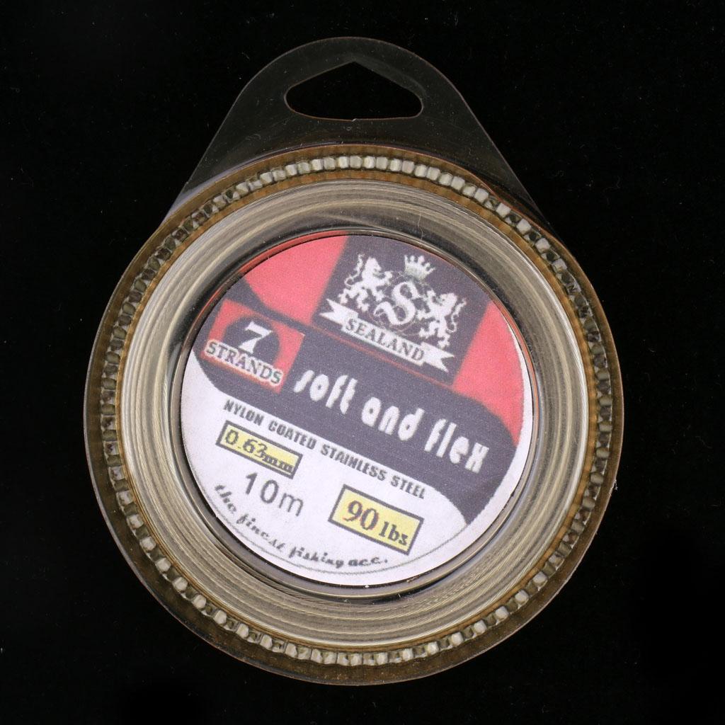 10m Durable Stainless Steel Coating Fishing Wire Leader Jigging Line Trace 70/90/120/150LB