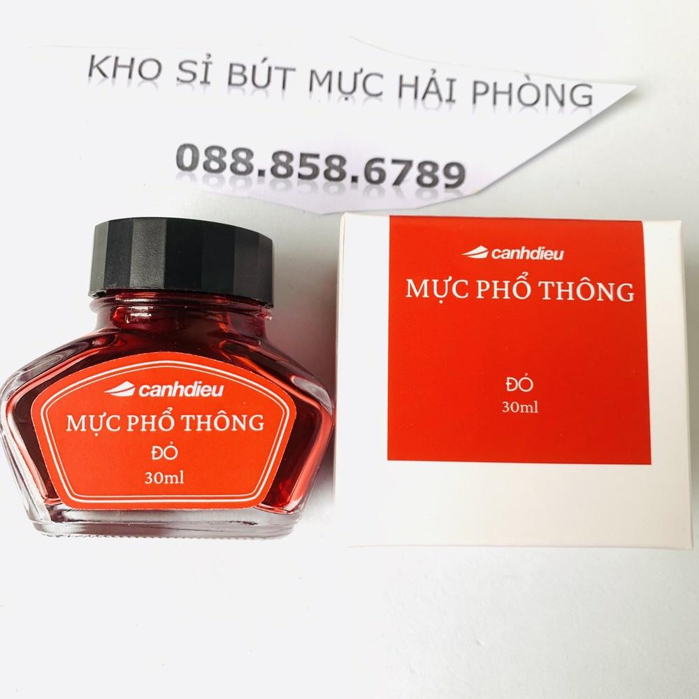 Mực Phổ thông cánh diều 30ml mầu mực đẹp không cặn, khô nhanh