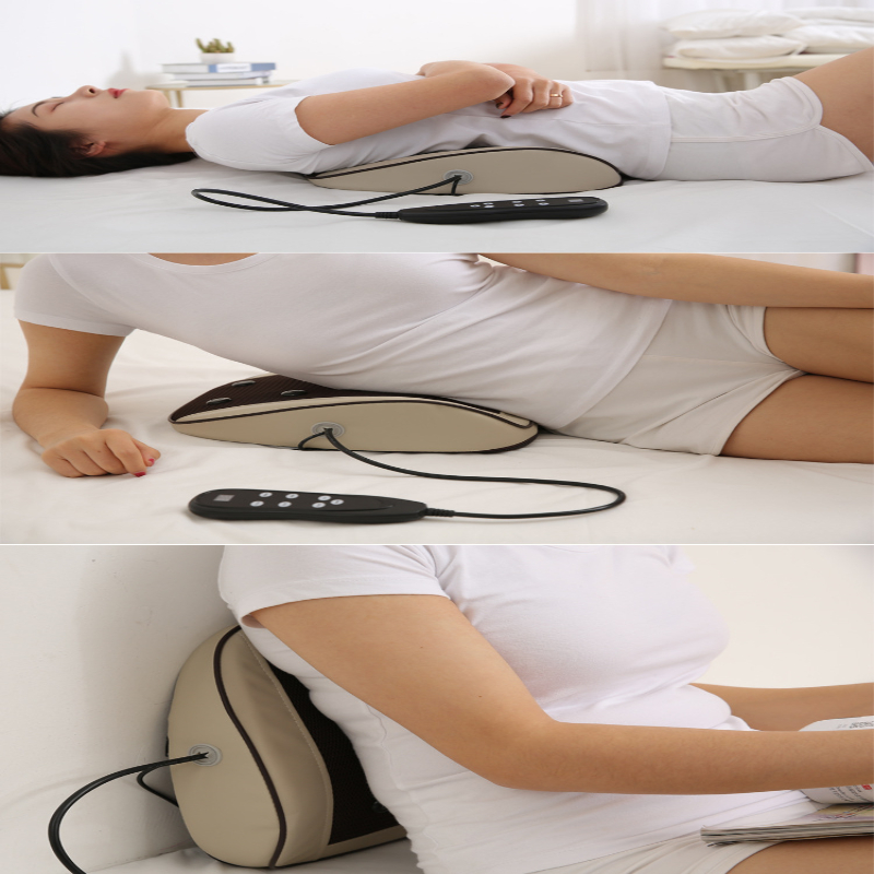 Máy massage lưng cột sống JB-3033 - FREESHIP - Đệm massage mát xa lưng cột sống có điều khiển, sưởi ấm hồng ngoại, 9 Chế Độ, Khí Nén