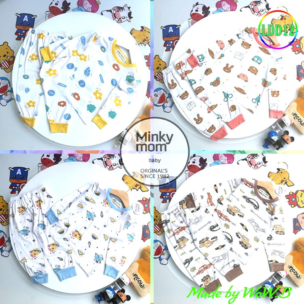 Bộ Dài Tay Cho Bé LDD12 Đồ Bộ Họa Tiết Dễ Thương Thun Lạnh Cao Cấp Mềm Mịn Thoáng Mát