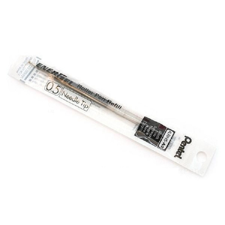 Ruột bút Pentel Energel Roller Pen Refill - Needle Tip 0.5mm - Màu đen