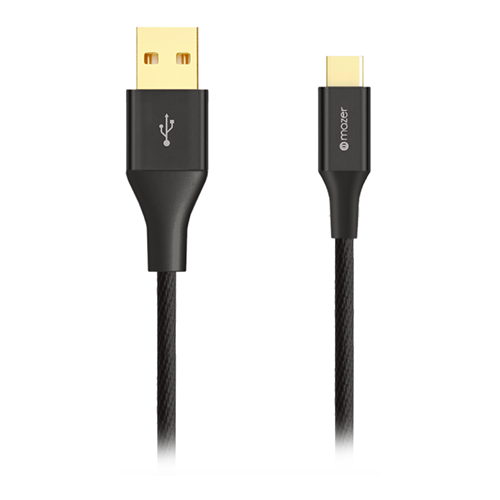 Dây Cáp Mazer ALU.DURA.TEK USB-A to USB-C Cable 3.1A (1.2m) - Hàng chính hãng