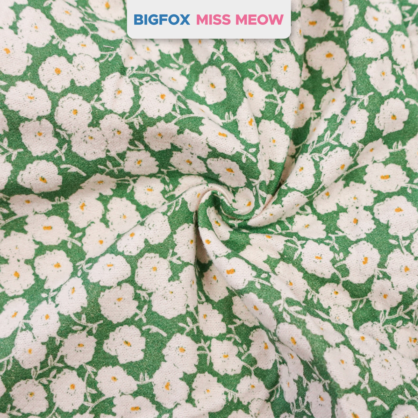 Bộ quần áo bé gái Bigfox Miss Meow vải cotton mùa hè size đại cỡ 3,6,9,11 tuổi 30kg 40kg