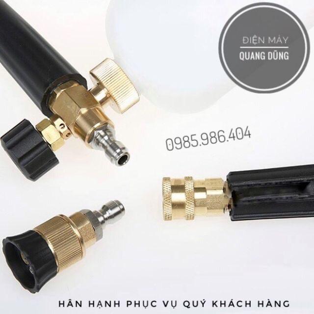 Đầu đực nối nhanh 1/4 inch - Nối súng phun với béc xịt rửa, bình phun bọt tuyết máy xịt rửa áp lực cao