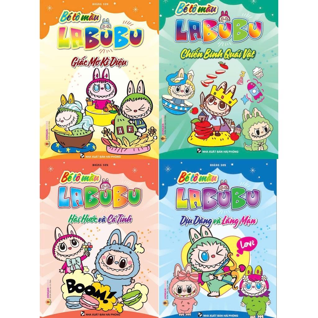 Sách - Bé Tô Màu Labubu - Combo 4 Quyển - Hồng Ân