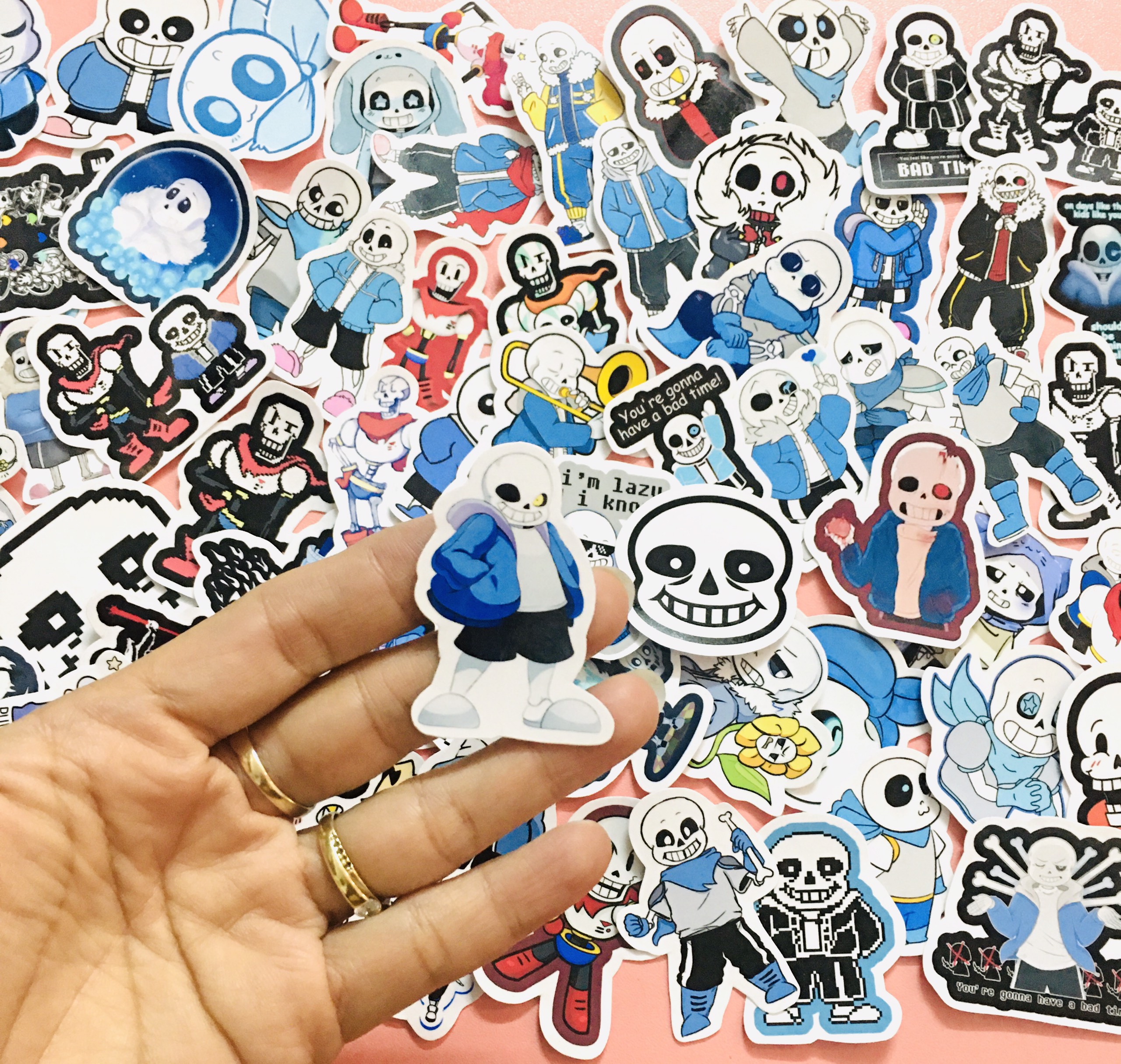 Set 60 Sticker Sans Undertale