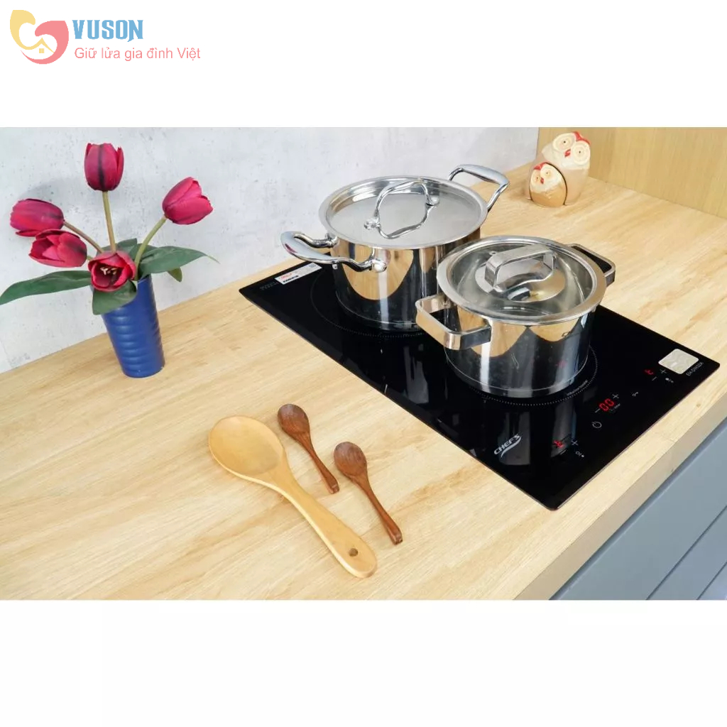 Bếp từ đôi Chefs EH-DIH32A - Hàng chính hãng