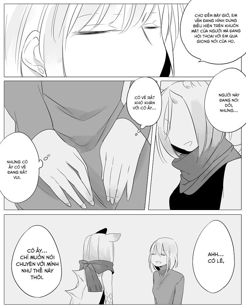 yêu quái cô đơn và cô bé bị mù chapter 8 9