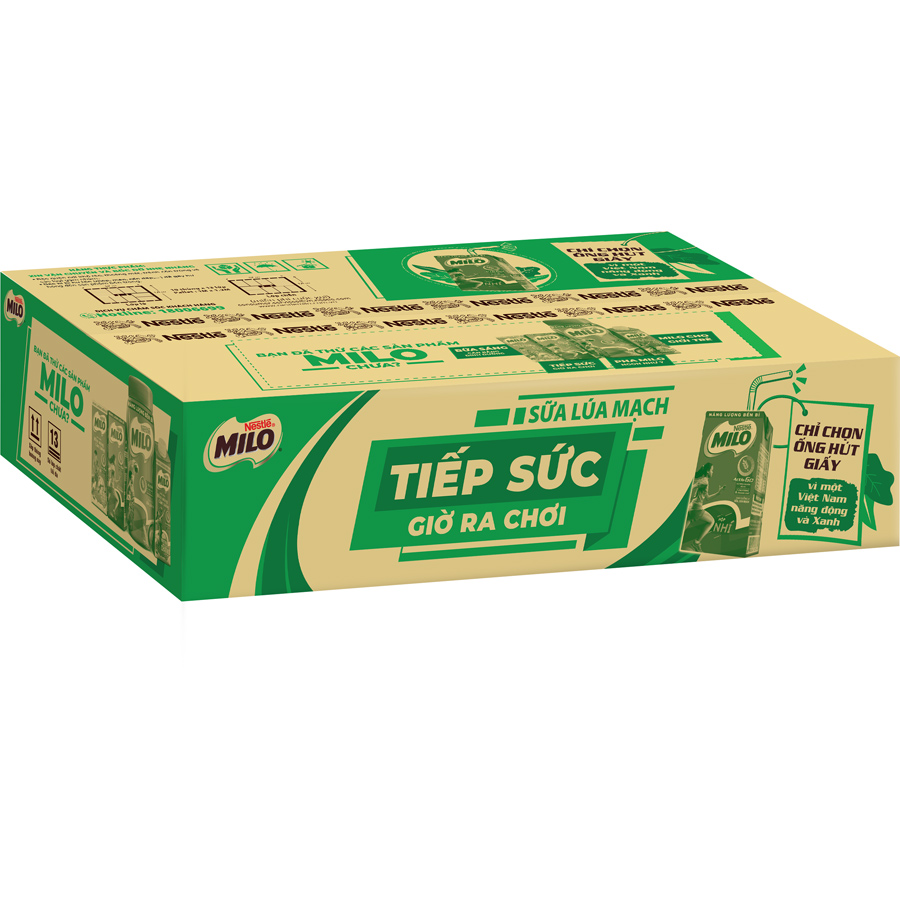 Thùng 48 hộp sữa lúa mạch Nestlé MILO 115ml (48x115ml)