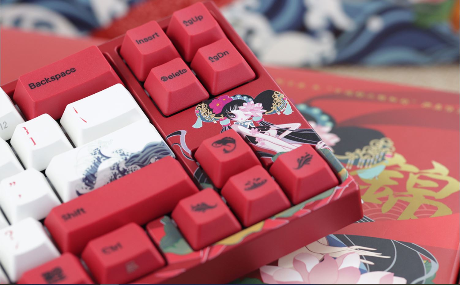 Bàn Phím Cơ Varmilo MY68 Koi Red - Hàng Chính Hãng