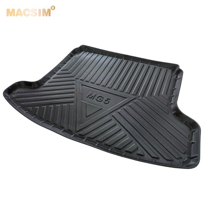 Thảm lót cốp xe ô tô MG5 qd 2021 chất liệu TPV cao cấp màu đen