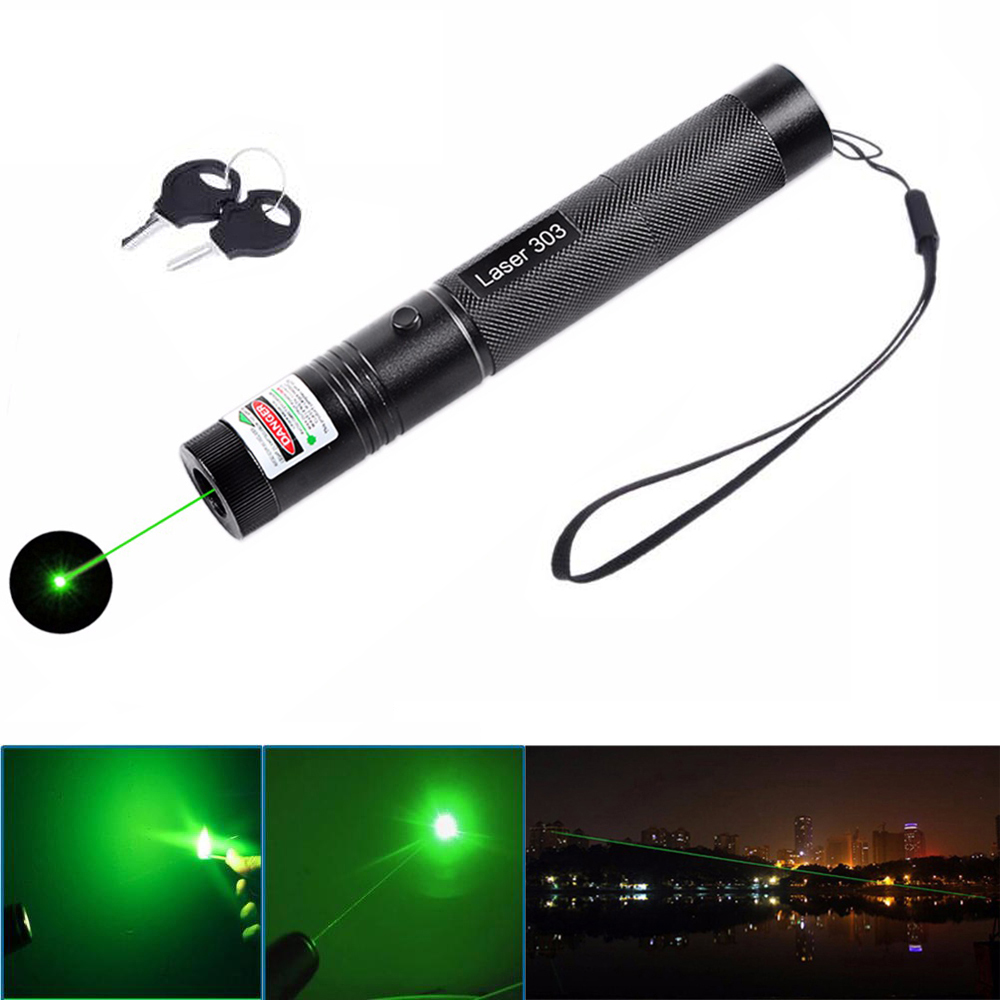 Đèn Pin Laser 303 tia đỏ - Hàng Chính Hãng