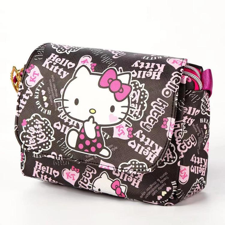 Hoạt Hình Túi Xách Thời Trang Mới Hello Kitty Túi Nữ Da Đeo Chéo Túi Đeo Vai Cinnamoroll Dây Kéo Túi Đựng Điện Thoại