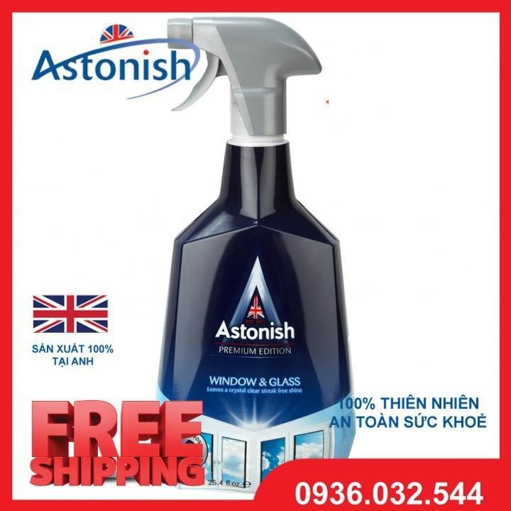 Bình xịt vệ sinh nhà tắm Astonish C6710 750ml làm sạch các vết bẩn mảng bám vết ố và các vết cặn phèn