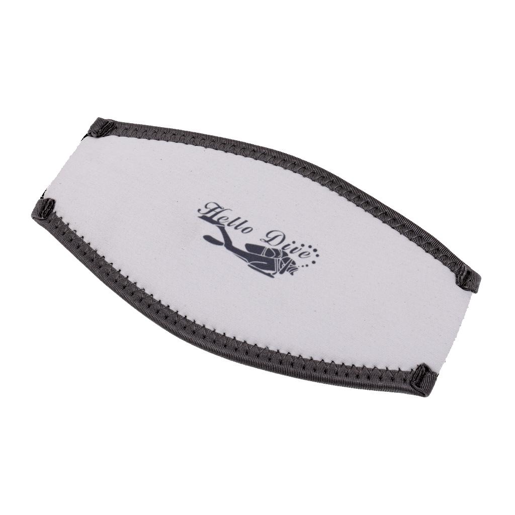 Aternee Đèn Lặn Ống Thở Mask 5 Mm Neoprene Bao Đệm Bảo Vệ Dây Buộc Tóc
