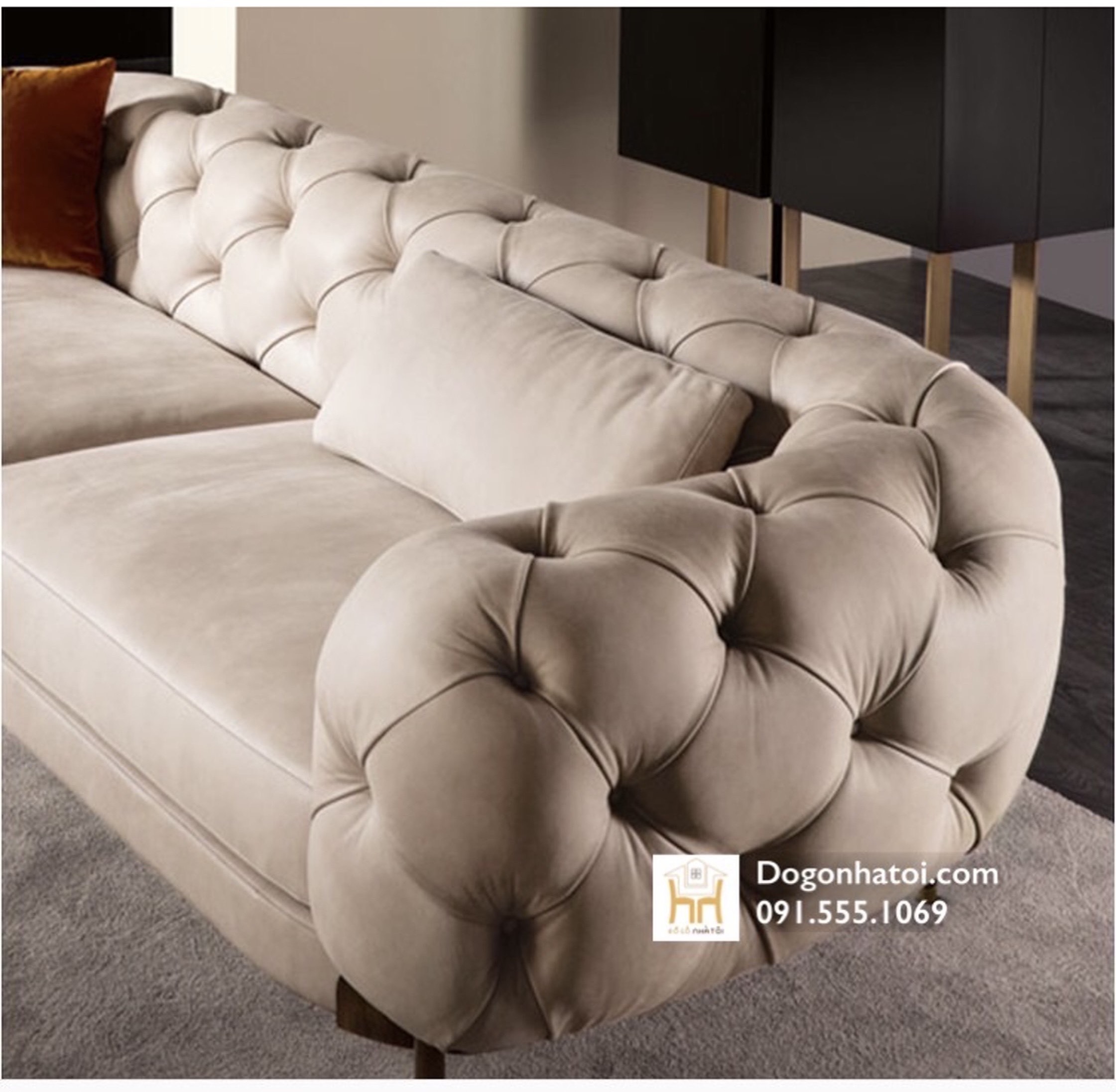 Mẫu Ghế Sofa Đẹp Cho Phòng Khách SF405 - Đồ Gỗ Nhà Tôi