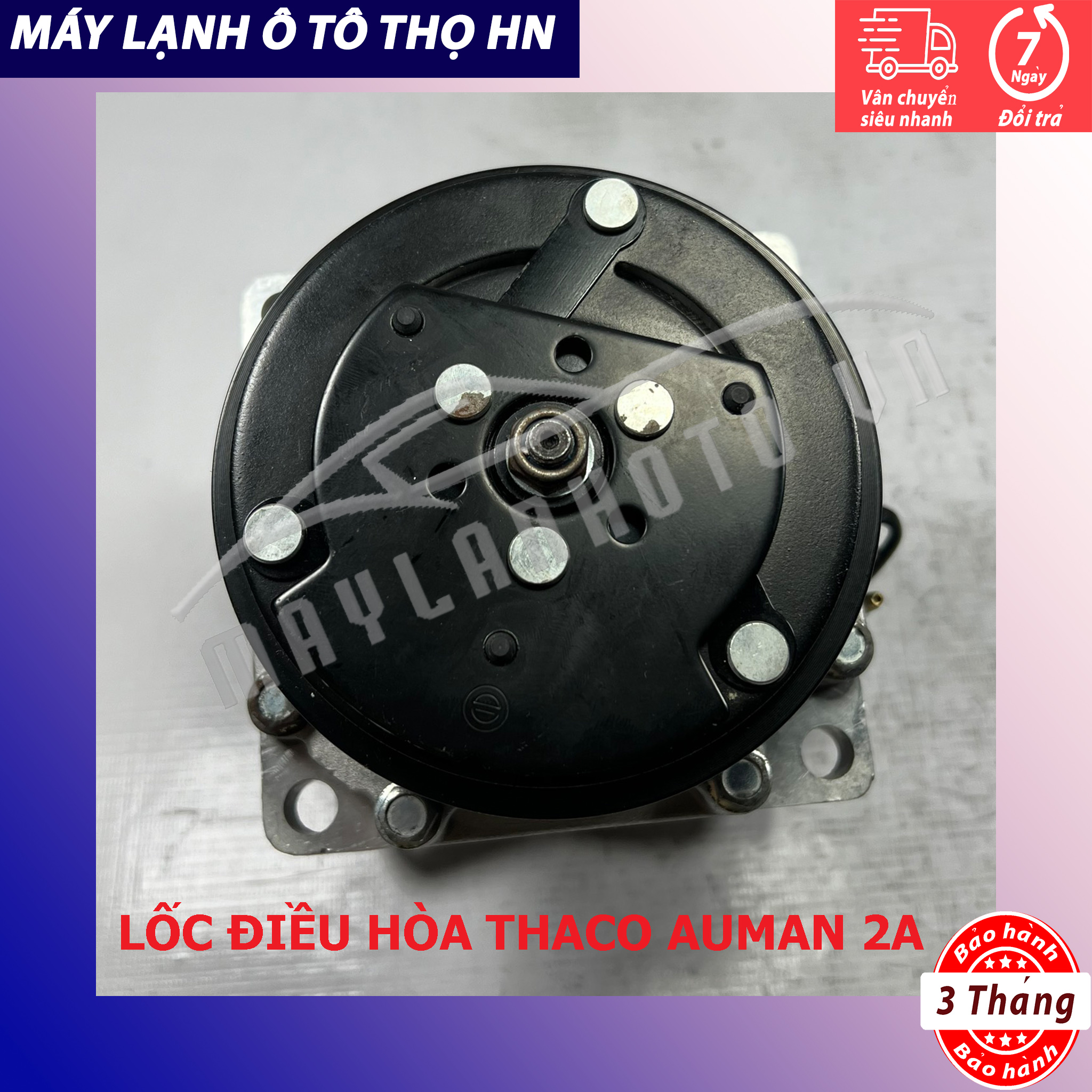 Lốc điều hòa Thaco Auman 2A 24V hàng Trung Quốc