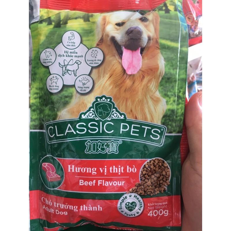 Classic pet thức ăn cho chó 400g/gói