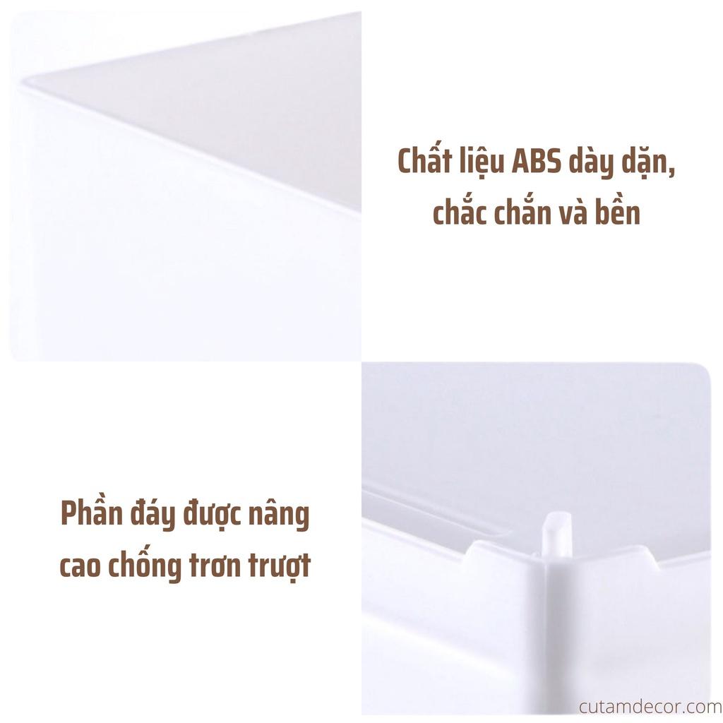 Khay đựng đồ, hộp nhựa để xếp gọn đa năng