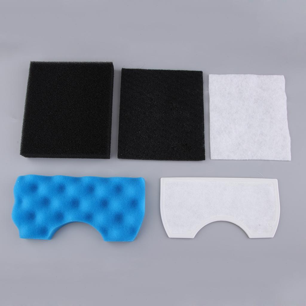 5x HEPA Filters Spare Parts Replacement Motor Foam Filter for
