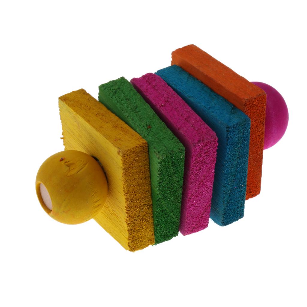 Hanging Chew Toy Parrot Chewing Toy with a Bell Teeth Care Treat and Chew ##1