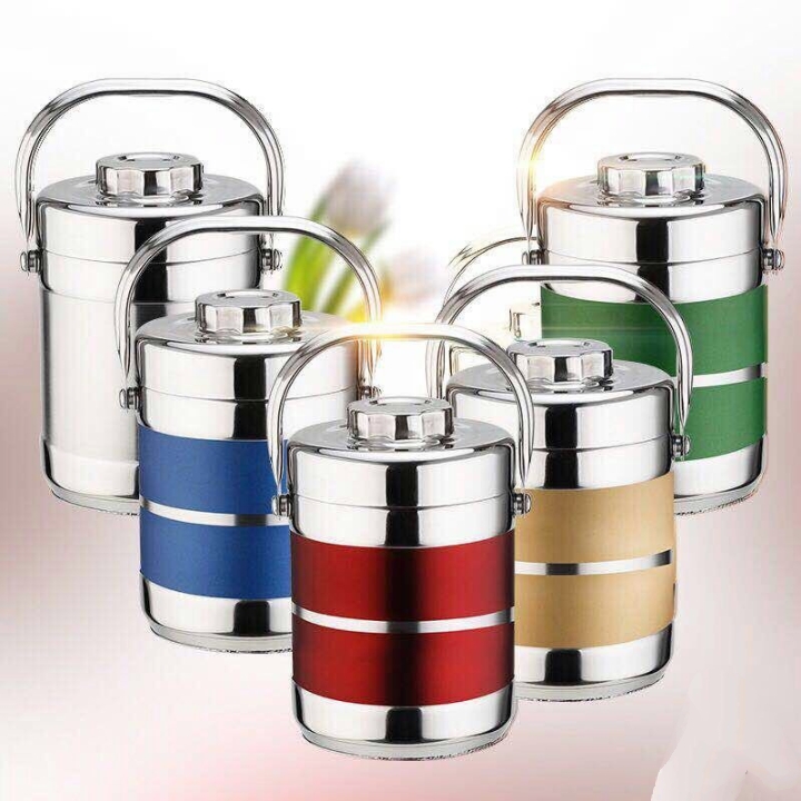 Hộp cơm giữ nhiệt 3 ngăn inox