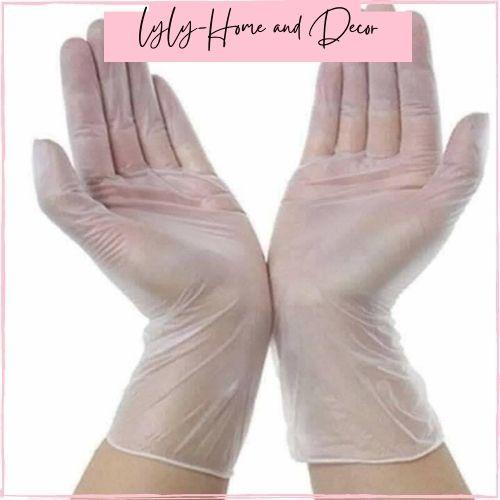 Găng tay Victoria dai, bền bỉ, nấu ăn tiện lợn, Hộp găng tay cao su 100 chiếc an toàn khi sử dụng-Lyly
