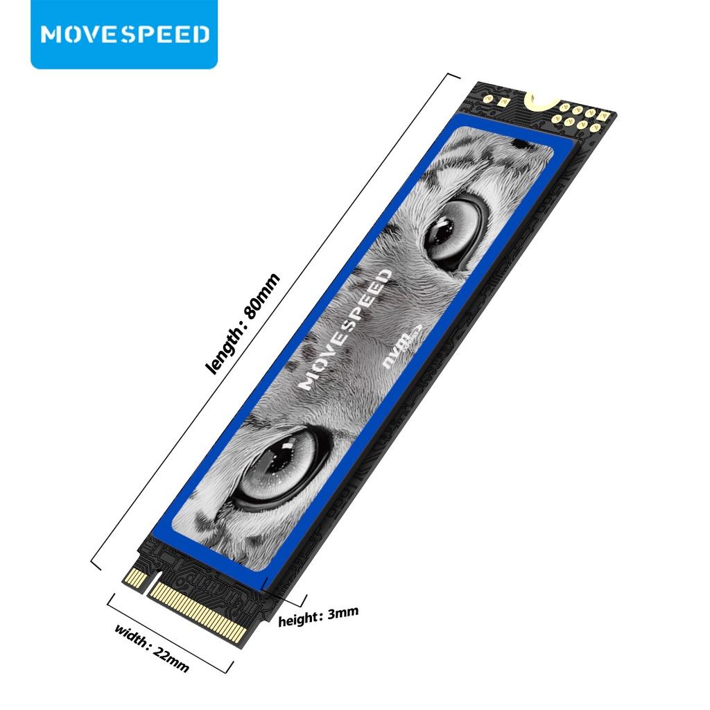 Ổ cứng ssd MOVE SPEED NVMe 256GB PCIe có DRAM Gen3x4 M.2 2280 - Full Box, ổ ứng nvme 256gb - Hàng chính hãng