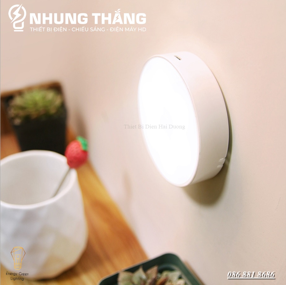 Đèn LED Cảm Biến Chuyển Động Thông Minh G11 - Dán Tường Dán Tủ Tháo Rời Di Động Pin Sạc Tích Điện Dễ Dàng - Có Video