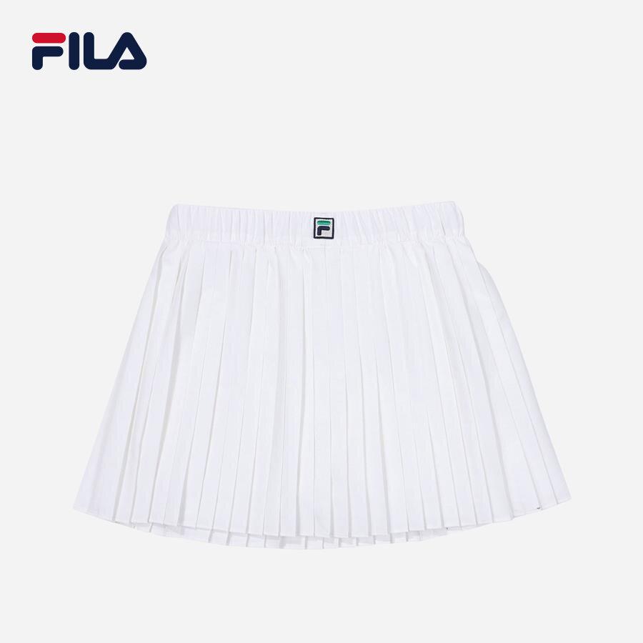 Chân váy thời trang bé gái Fila Tennis Line Pleats - FK2SKF1201F-OWH