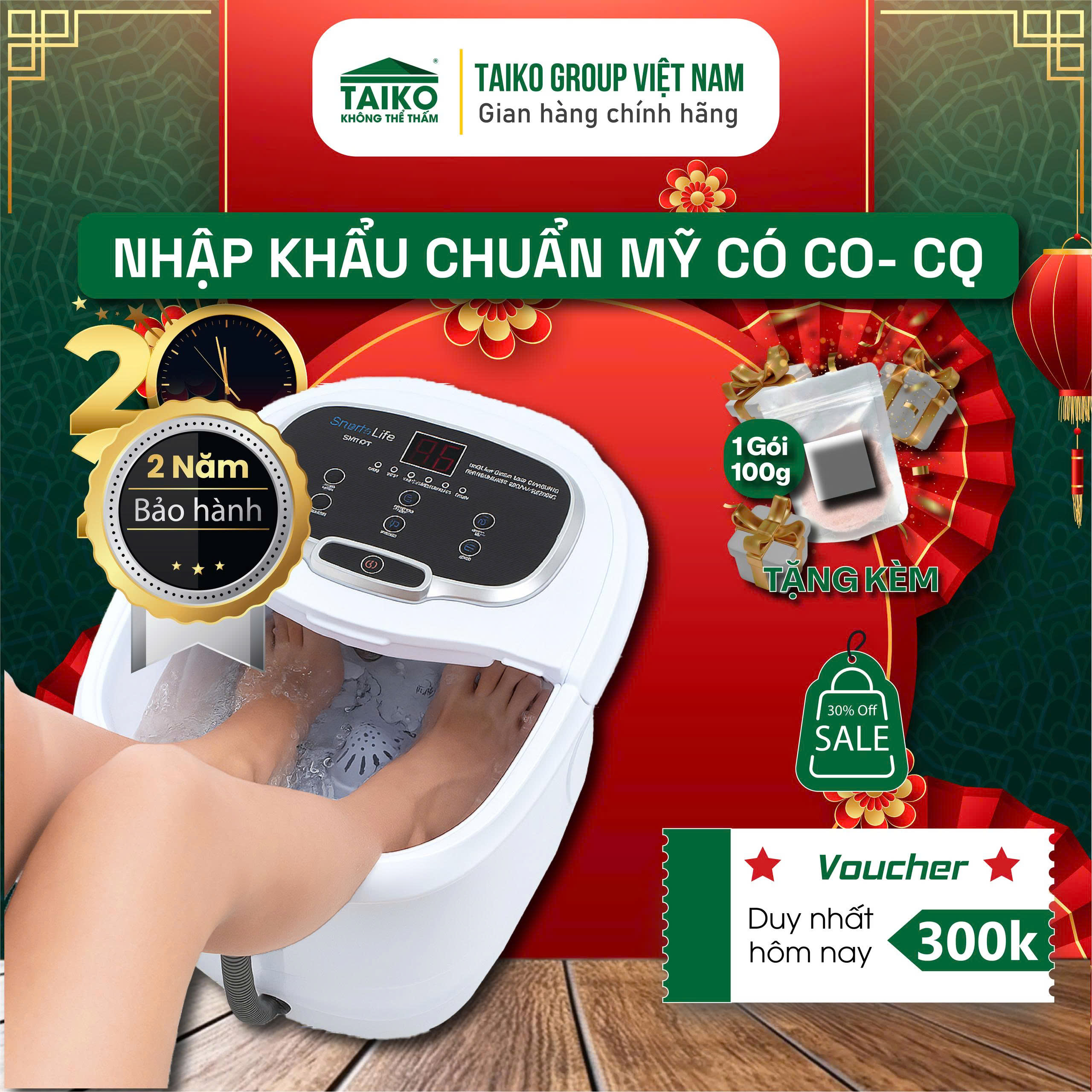 [Hàng Chính Hãng - BH 2 Năm]Bồn Máy Chậu Ngâm Chân Massage Chân Tự Làm Nóng Nước SereneLife SL12, xiaomi nước nóng