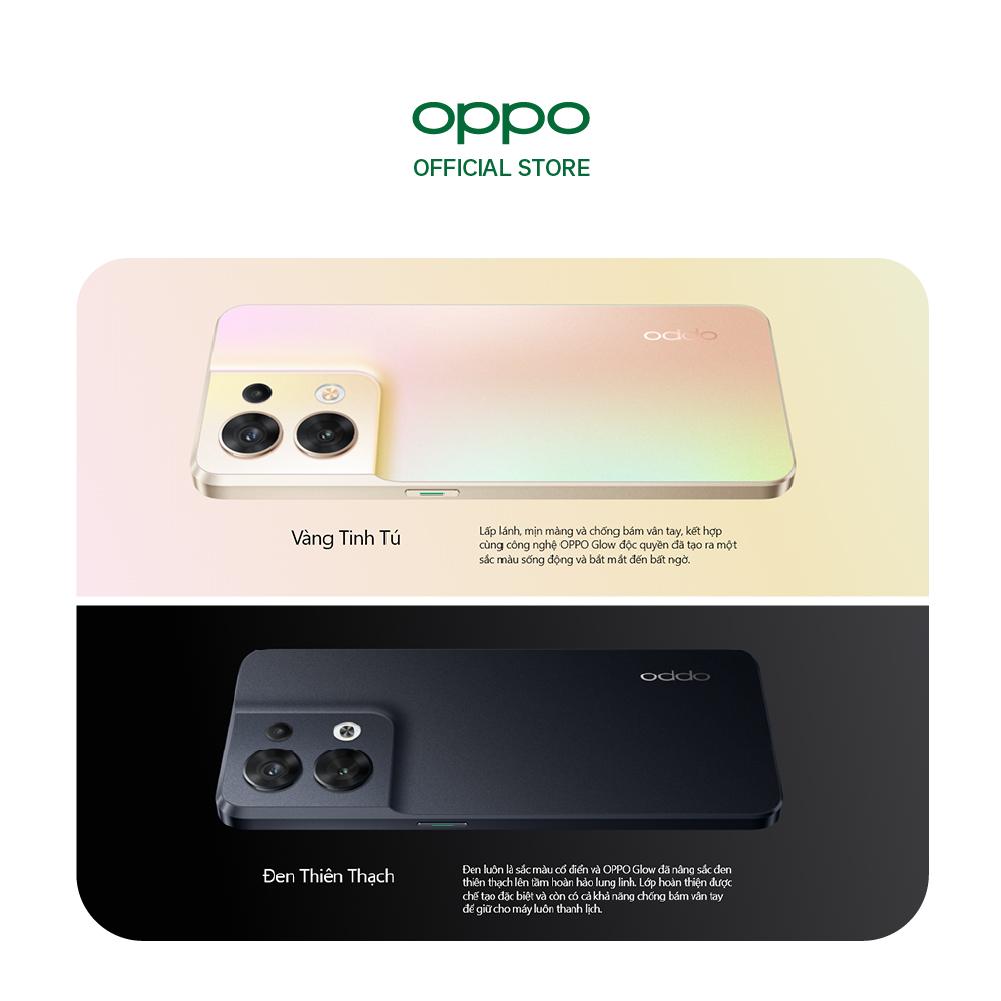 Điện thoại OPPO Reno8 5G (8GB/256GB) - Hàng chính hãng